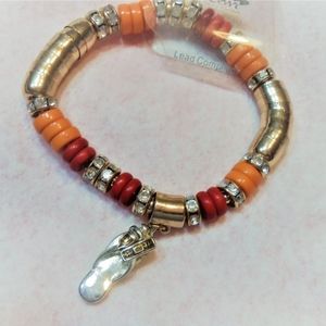 First Aid Theme Bracelet  Flip-flop Charm Nurse Medical